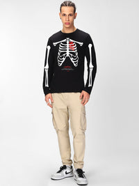 Bewakoof Men Graphic Printed Round Neck Pure Cotton T-shirt