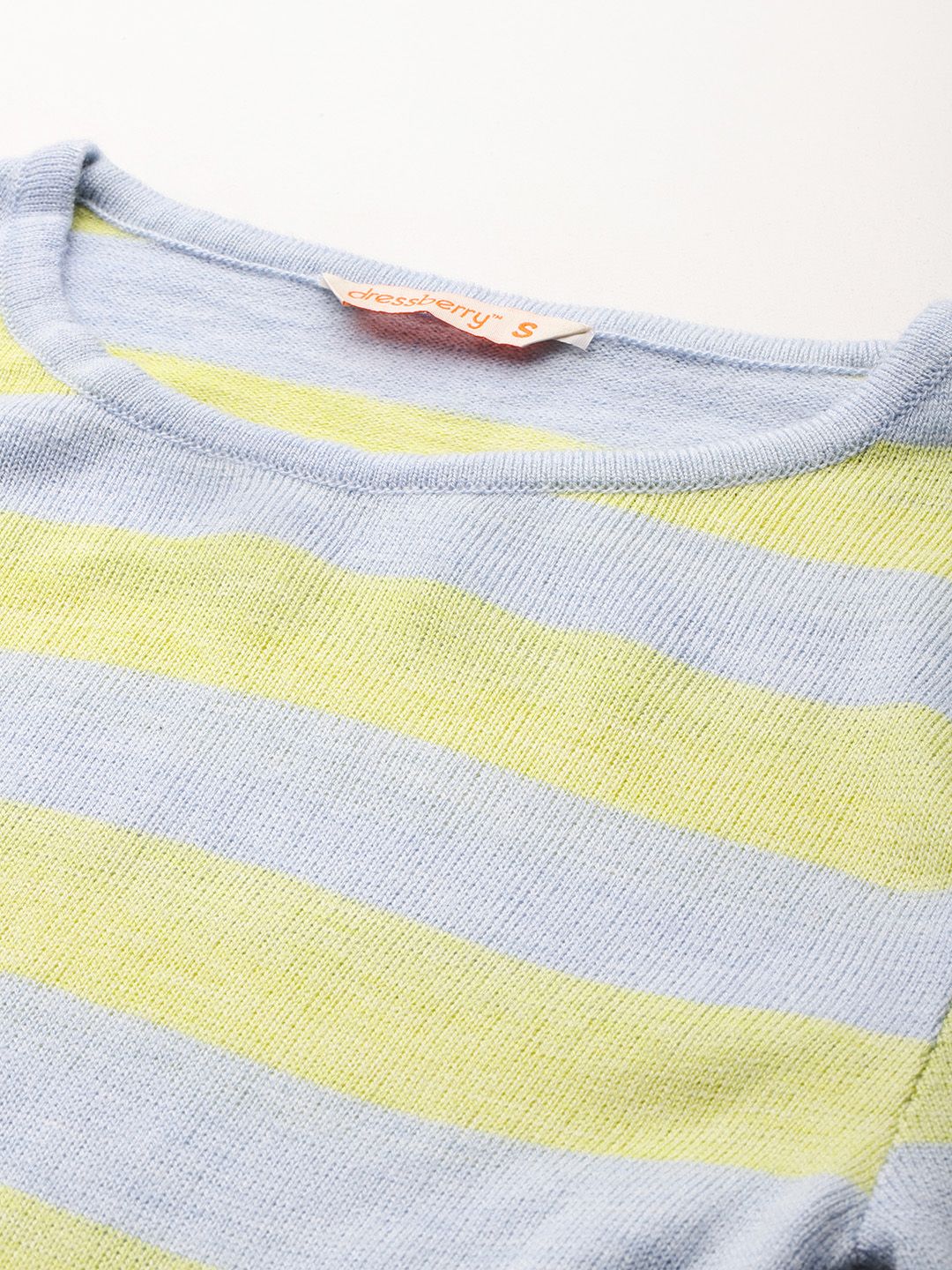 DressBerry Striped Acrylic Pullover