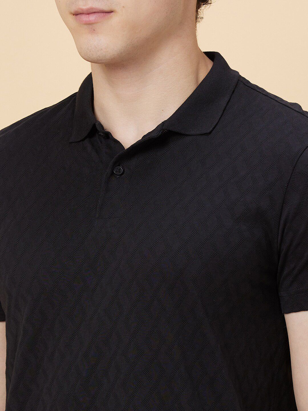 Being Human Self Designed Polo Collar Casual T-shirt