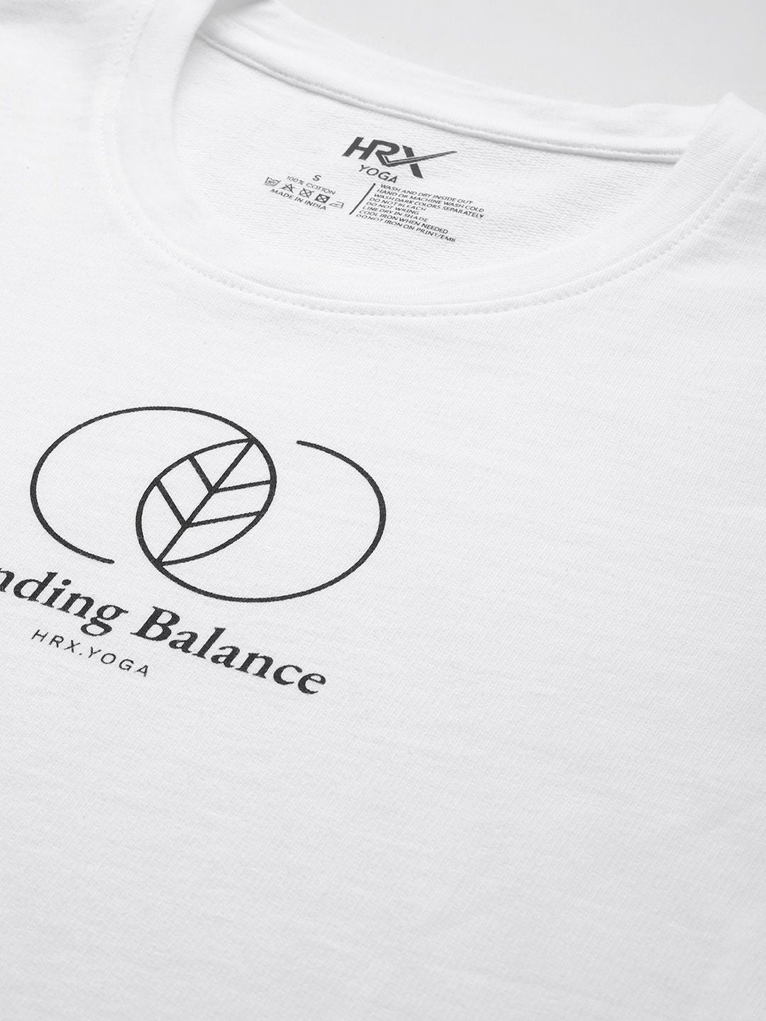 HRX by Hrithik Roshan Pure Cotton Printed Yoga T-shirt
