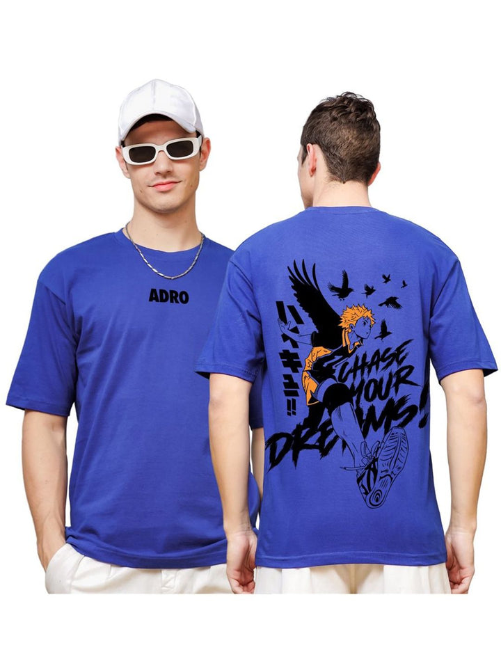 ADRO Men Printed Applique T-shirt