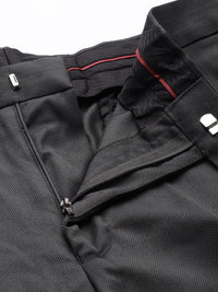 Park Avenue Men Textured Formal Trousers