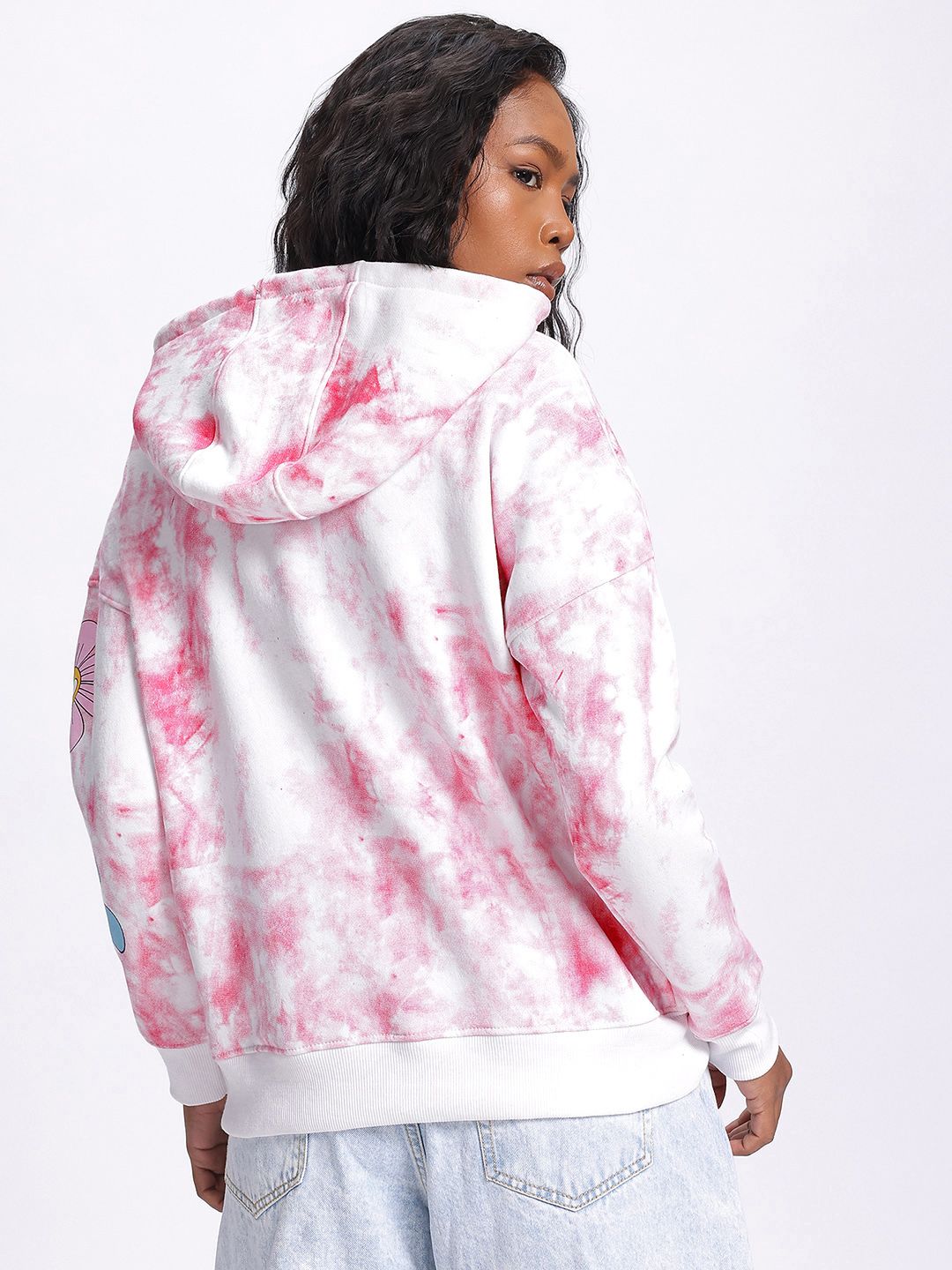 DressBerry Dye Delight Tie-Dye Hooded Sweatshirt