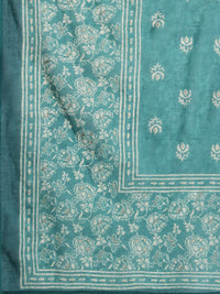 Indo Era Women Floral Printed Empire Pure Cotton Kurta with Trousers & With Dupatta