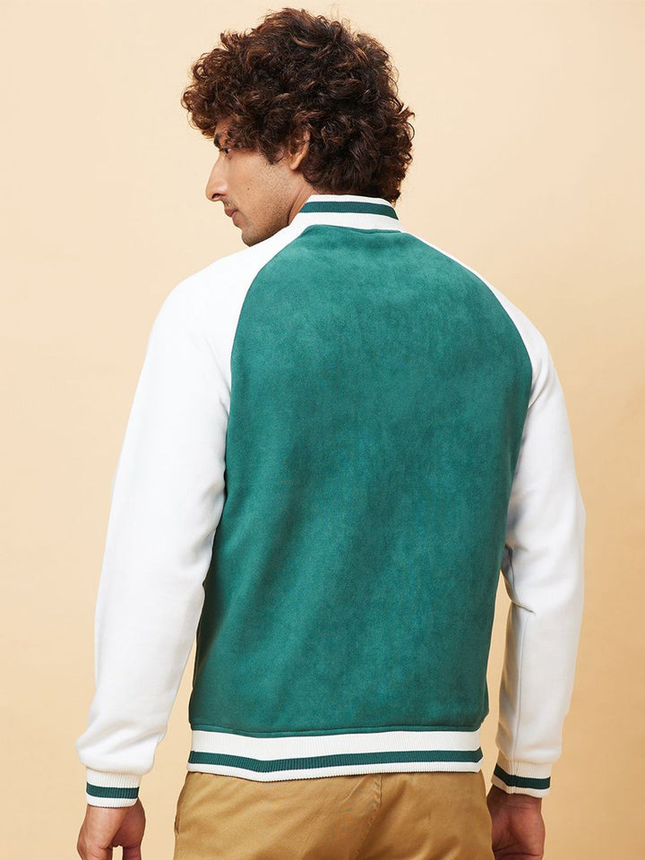 Being Human Colourblocked Varsity Jacket