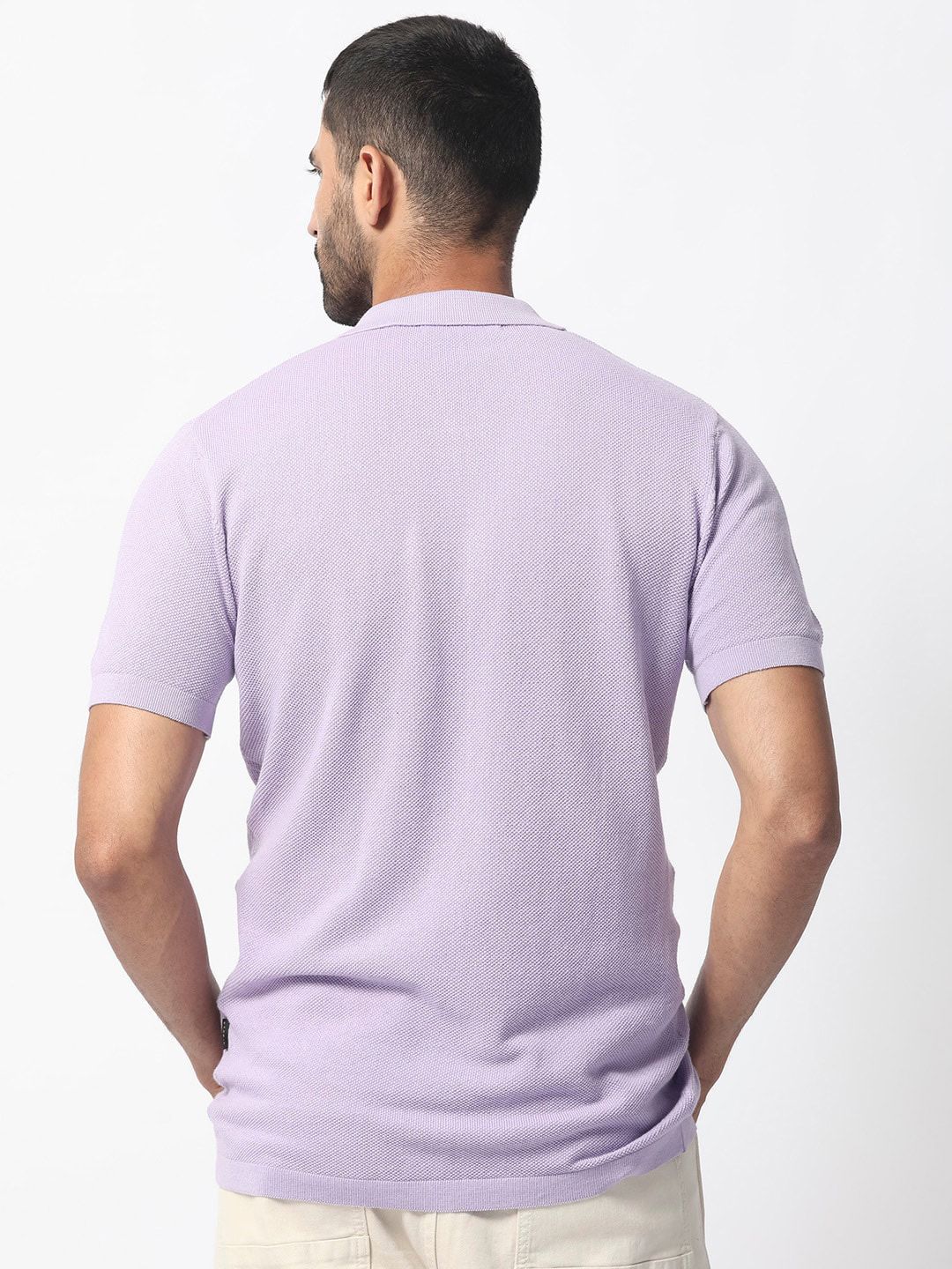 RARE RABBIT Men Boise Spread Collar Slim Fit Cotton Shirt