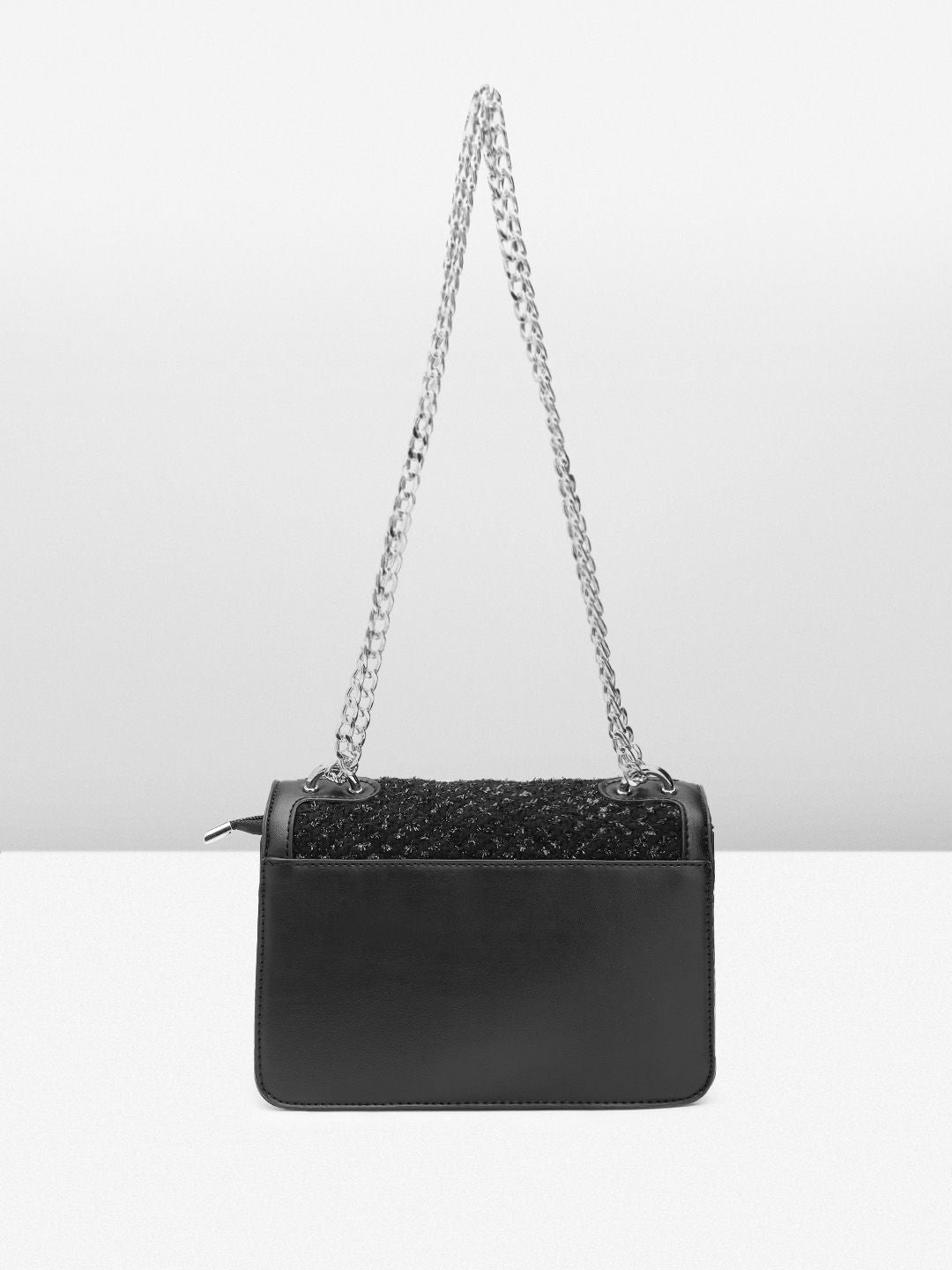 Lino Perros Structured Sling Bag with Quilted Detail