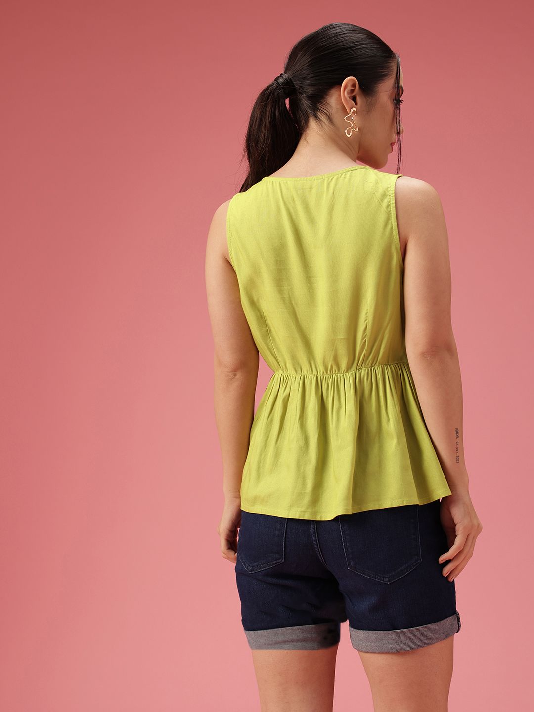 DressBerry Lace Inserts A-line Top