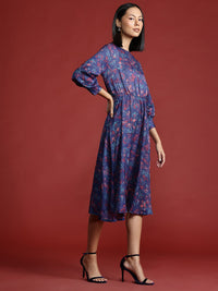 all about you Floral Print Fit & Flare Dress