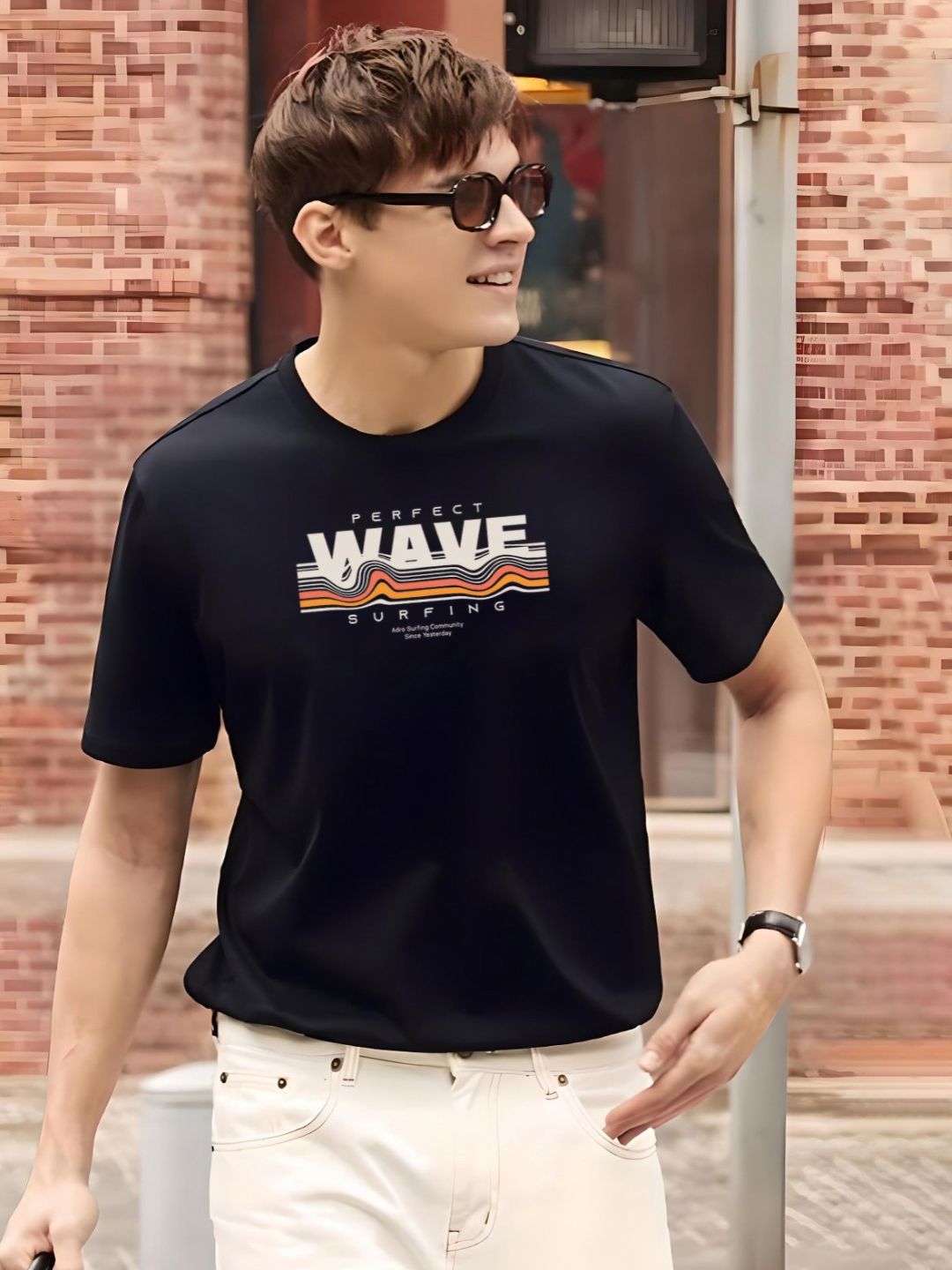 ADRO Men Printed T-shirt