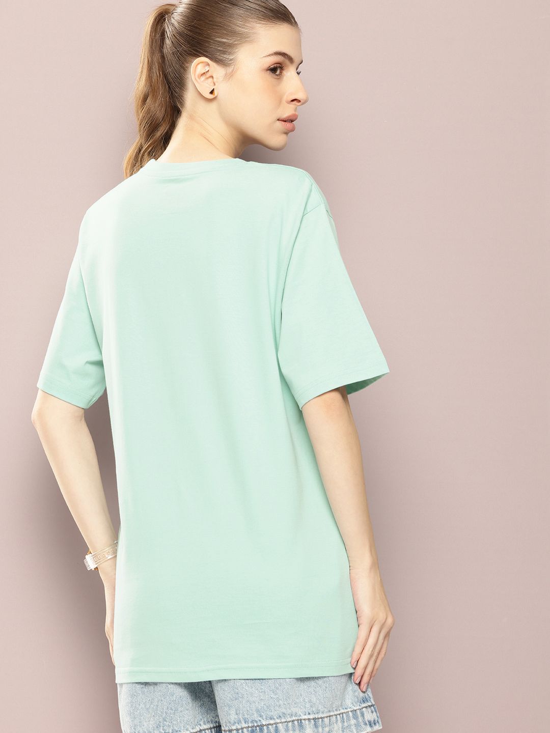 DILLINGER Printed Oversized Pure Cotton T-shirt