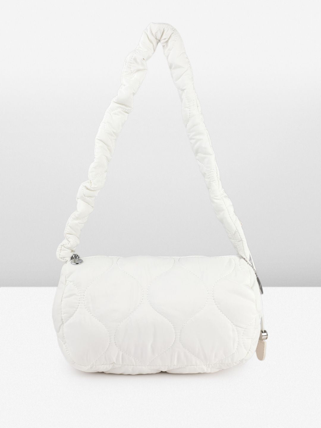 DressBerry Structured Quilted Shoulder Bag
