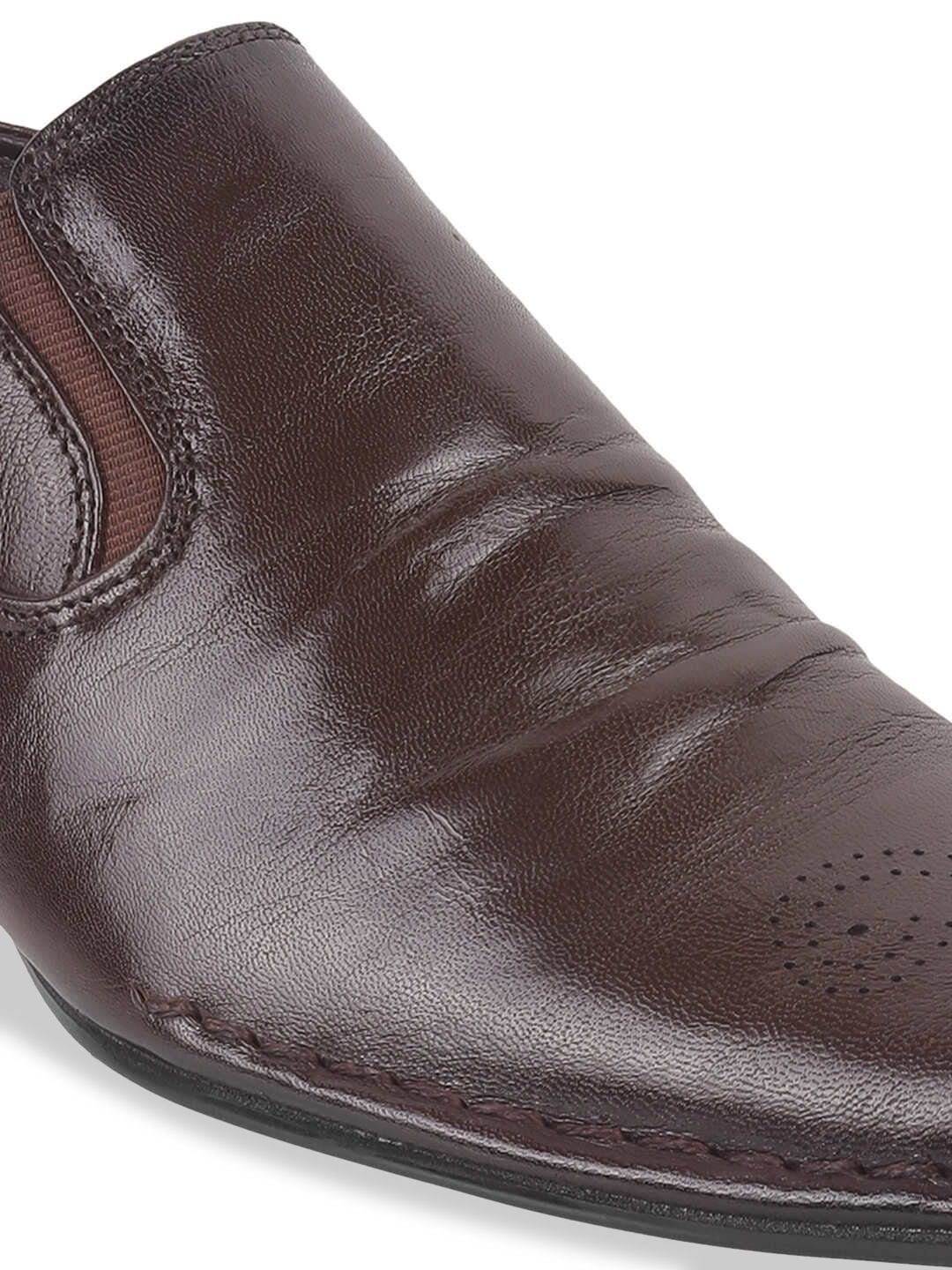 Mochi Men Leather Formal Slip-On Shoes