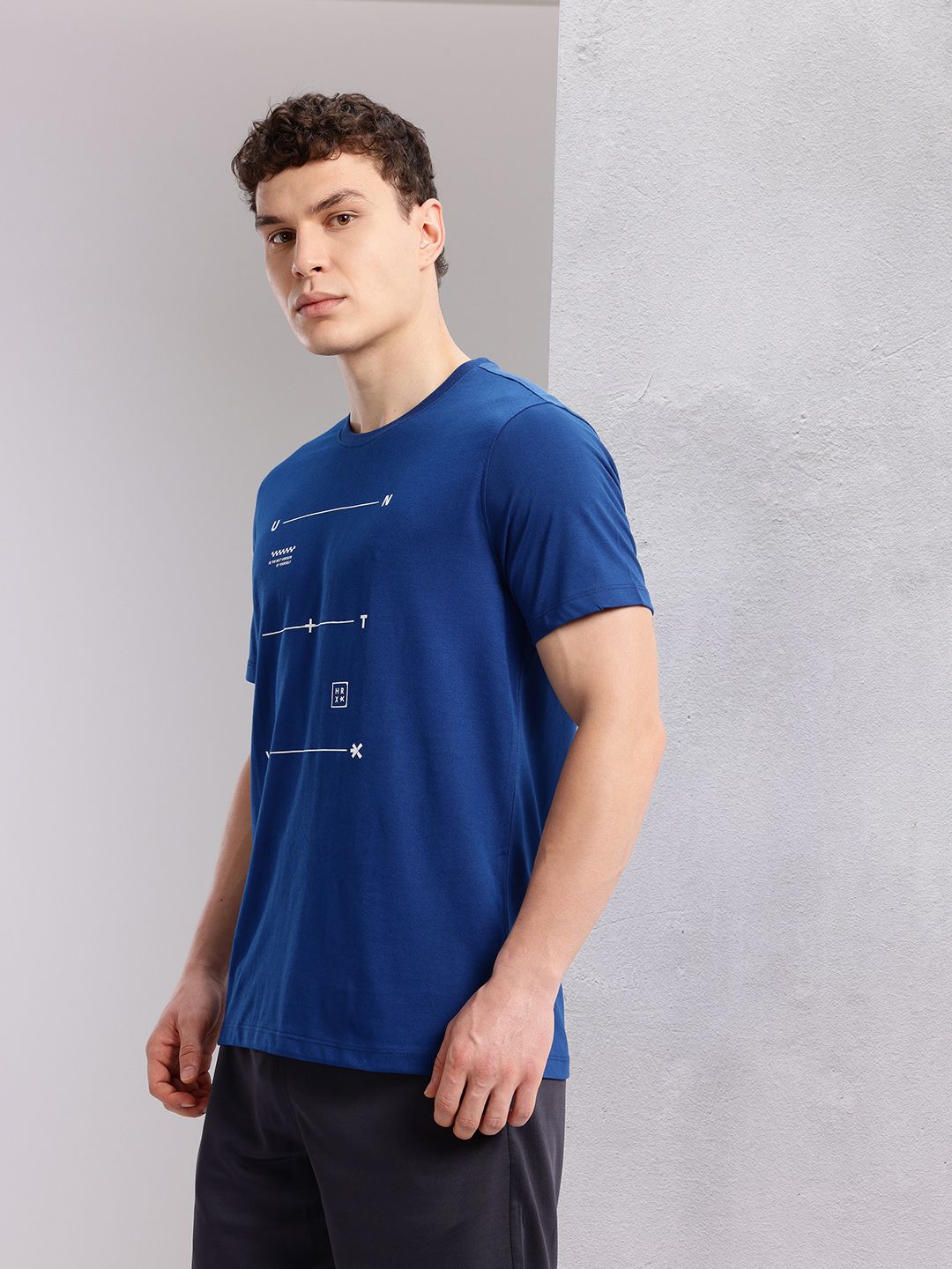 HRX by Hrithik Roshan Graphic Print Training T-shirt