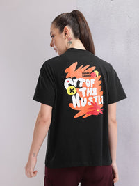 HRX by Hrithik Roshan Women Printed Relaxed Fit T-shirt