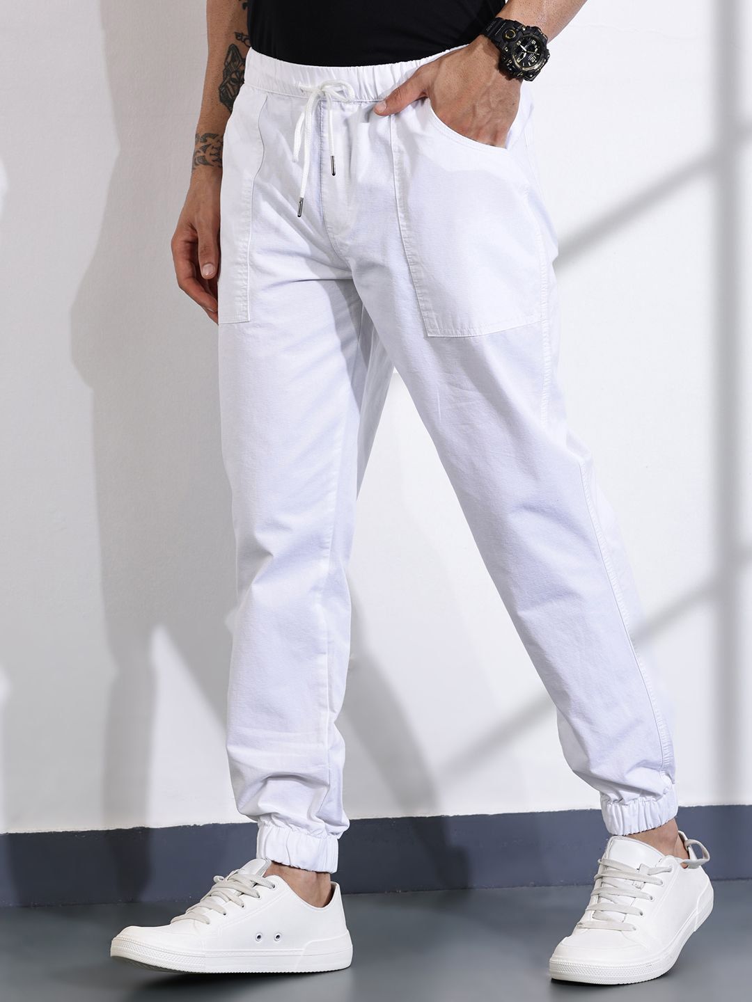 Thomas Scott Men Classic Slim Fit Joggers Trousers