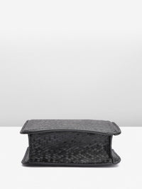 DressBerry Textured Structured Handheld Bag