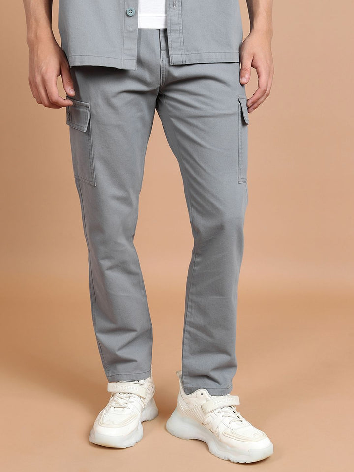 Lelaki Highlander Tapered Fit Fit Mid-Rise Cotton Cargo Tulen
