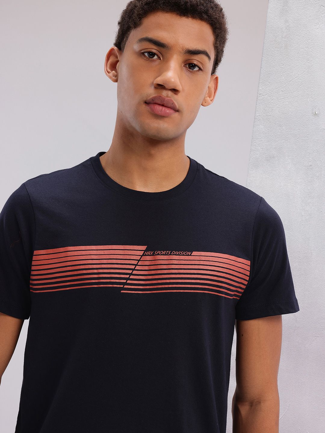 HRX by Hrithik Roshan Striped Lifestyle T-shirt