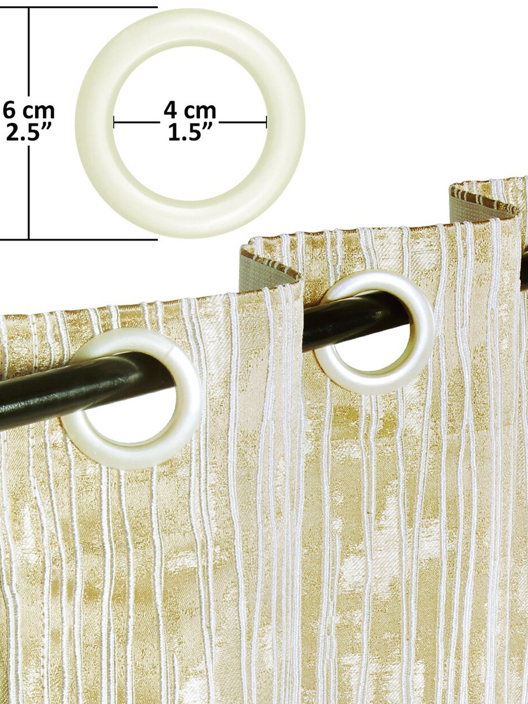 Story@Home Jacquard 400 GSM 7 feet 1 U Door Curtain