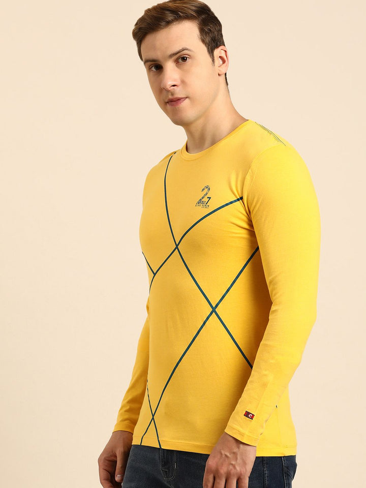 Being Human Striped Pure Cotton T-shirt