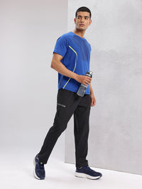 HRX oleh Hrithik Roshan Men Butiran Reflektif Rapid-Dry Running Seluar Lintasan