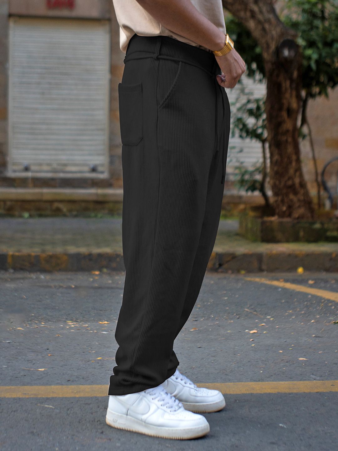 Powerlook Men Cotton Regular-Fit Track Pants