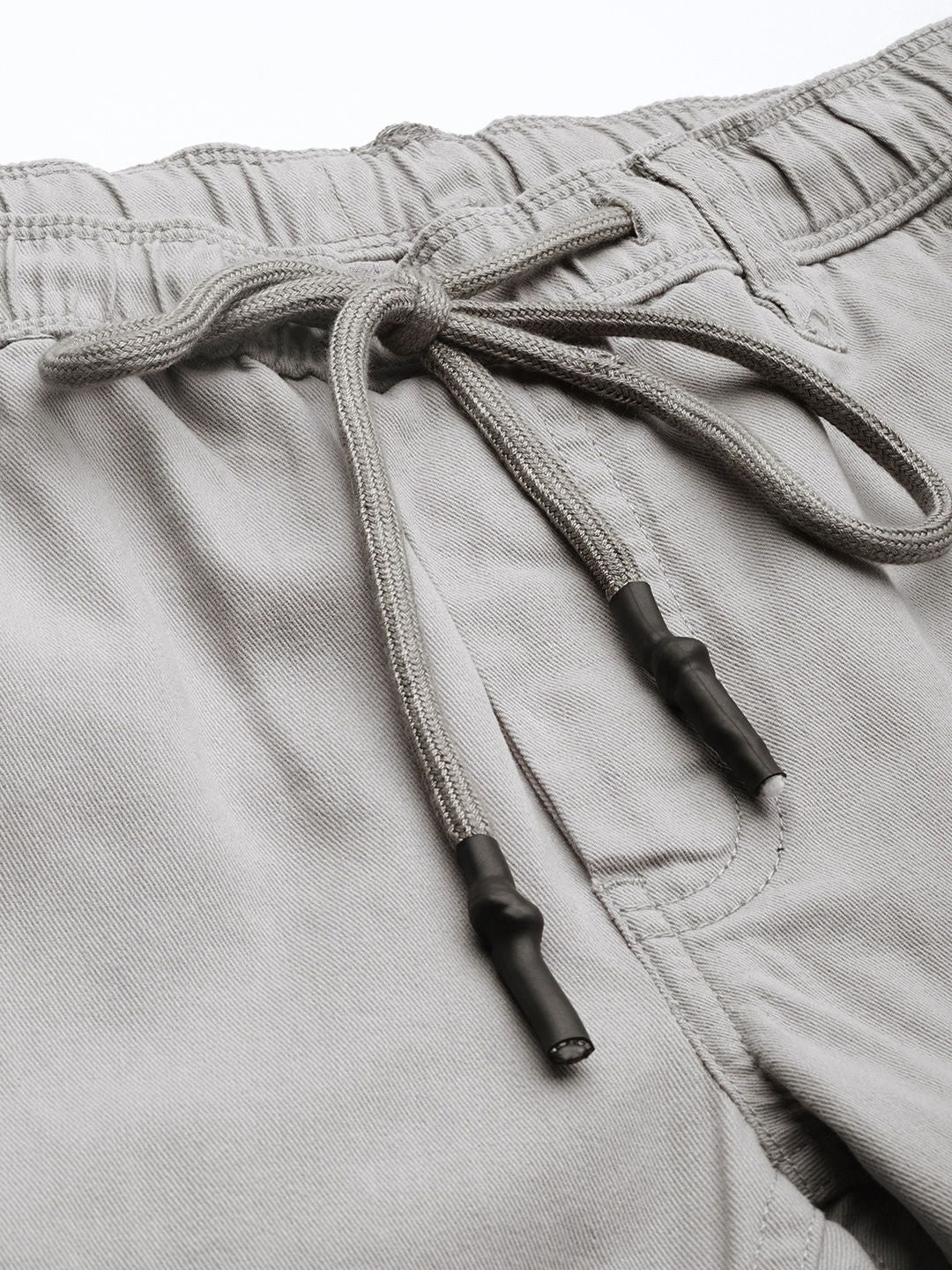 The Indian Garage Co Men Grey Joggers Trousers