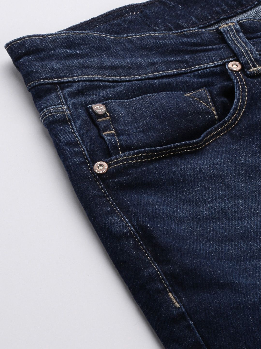 SPYKAR Men Rovers Fit Mid-Rise Light Fade Stretchable Jeans