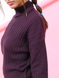 Basics By Tokyo Talkies Women Striped Pullover