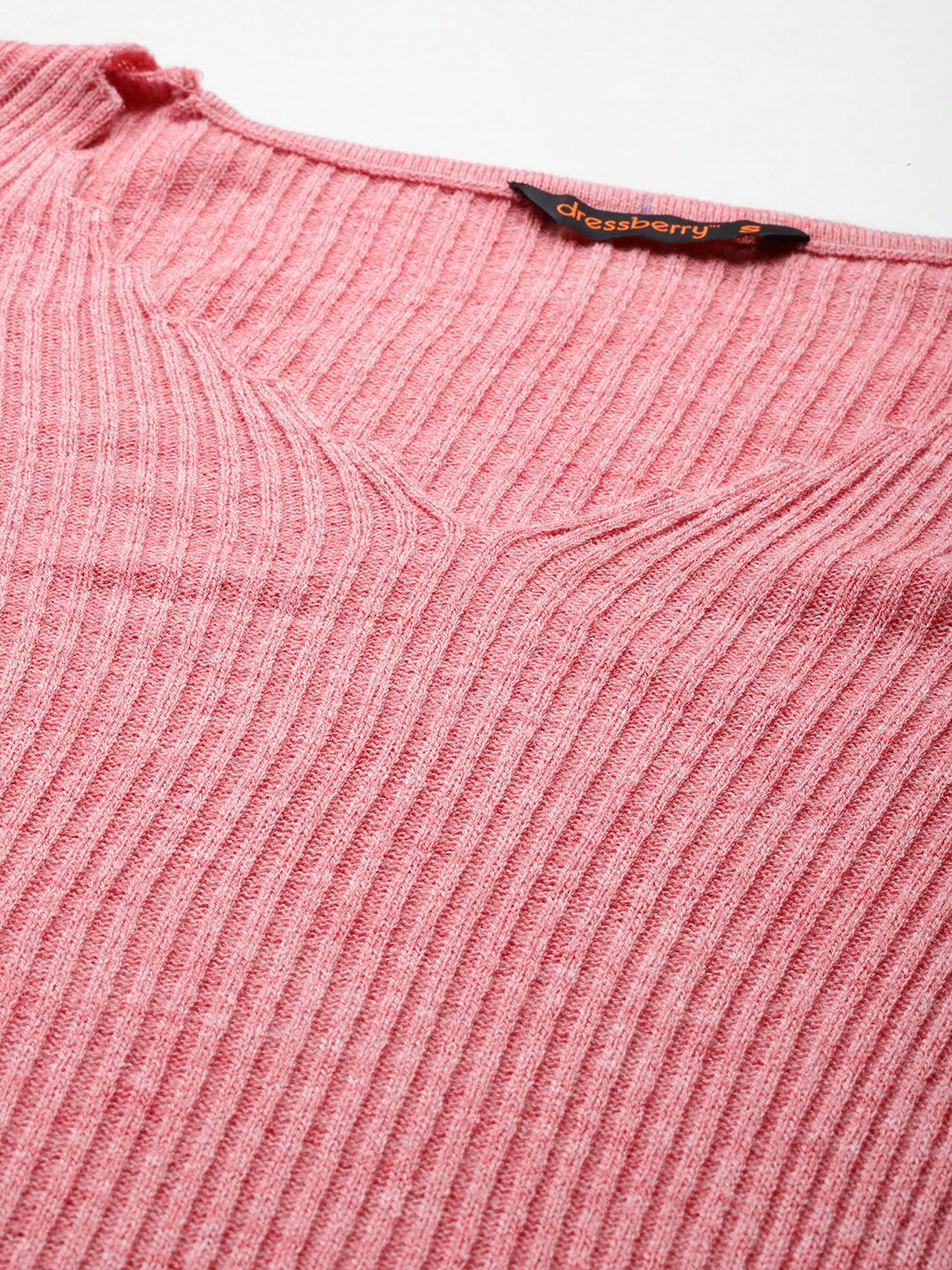 DressBerry Knitted V-neck Pullover