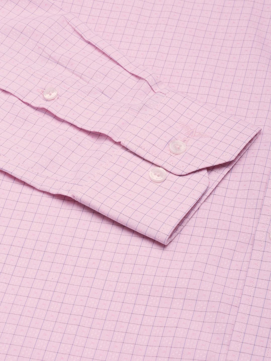 Park Avenue Pure Cotton Slim Fit Checked Formal Shirt