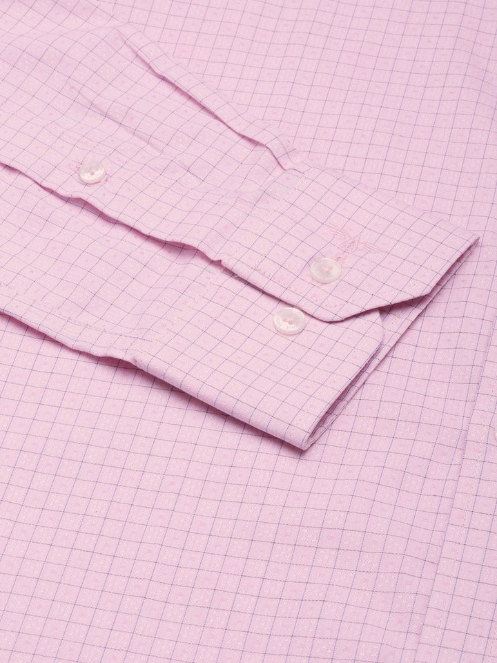 Park Avenue Pure Cotton Slim Fit Checked Formal Shirt