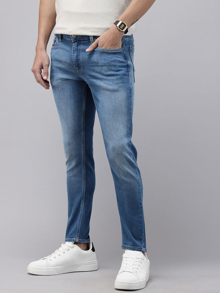 SPYKAR Men Kano Tapered Fit Light Fade Stretchable Jeans