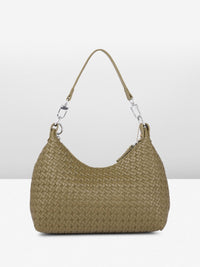 all about you Textured Structured Hobo Bag