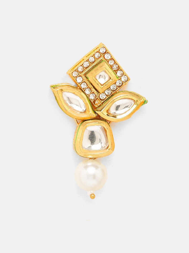 Priyaasi Gold-Plated Kundan-Studded Jewellery Set
