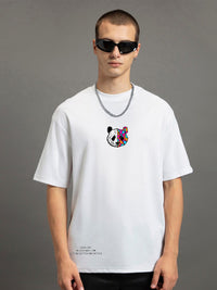 Bewakoof Better & Better Printed Drop-Shoulder Sleeves Oversized Cotton T-shirt