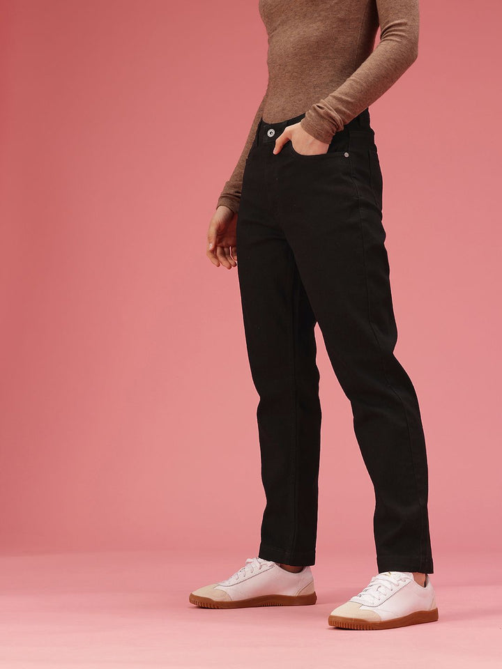 DressBerry Women Boyfriend Fit High-Rise Stretchable Jeans