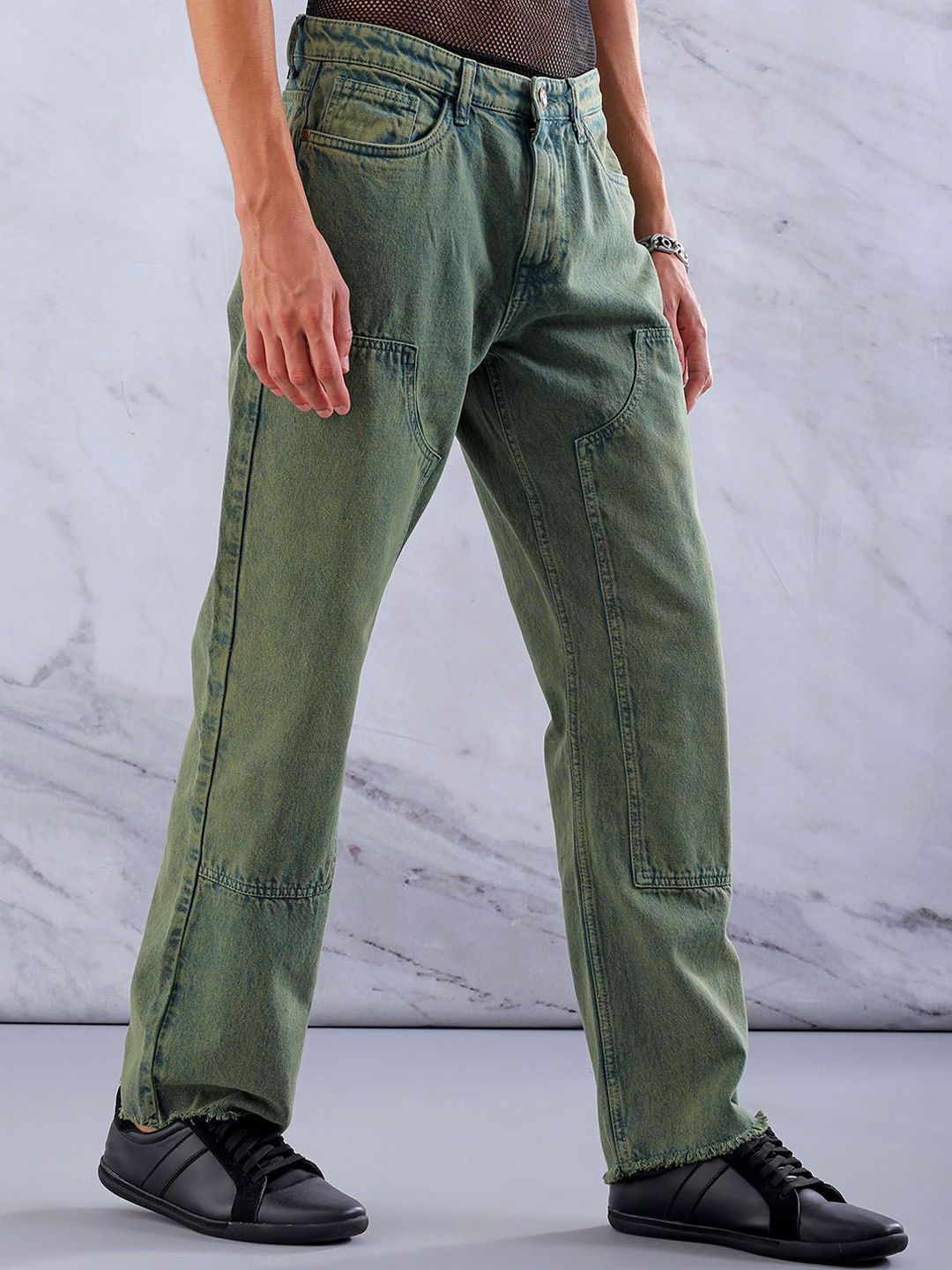 The Indian Garage Co Men Cotton Relaxed Fit Jeans