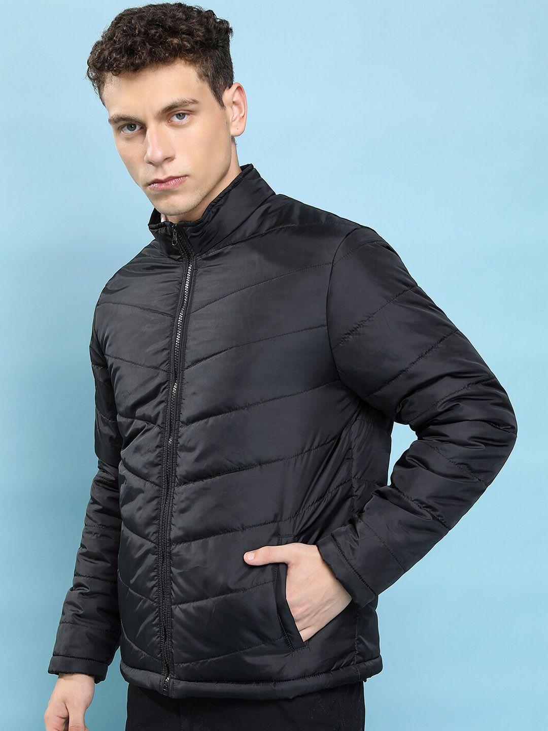 HIGHLANDER Stand Collar Padded Jacket
