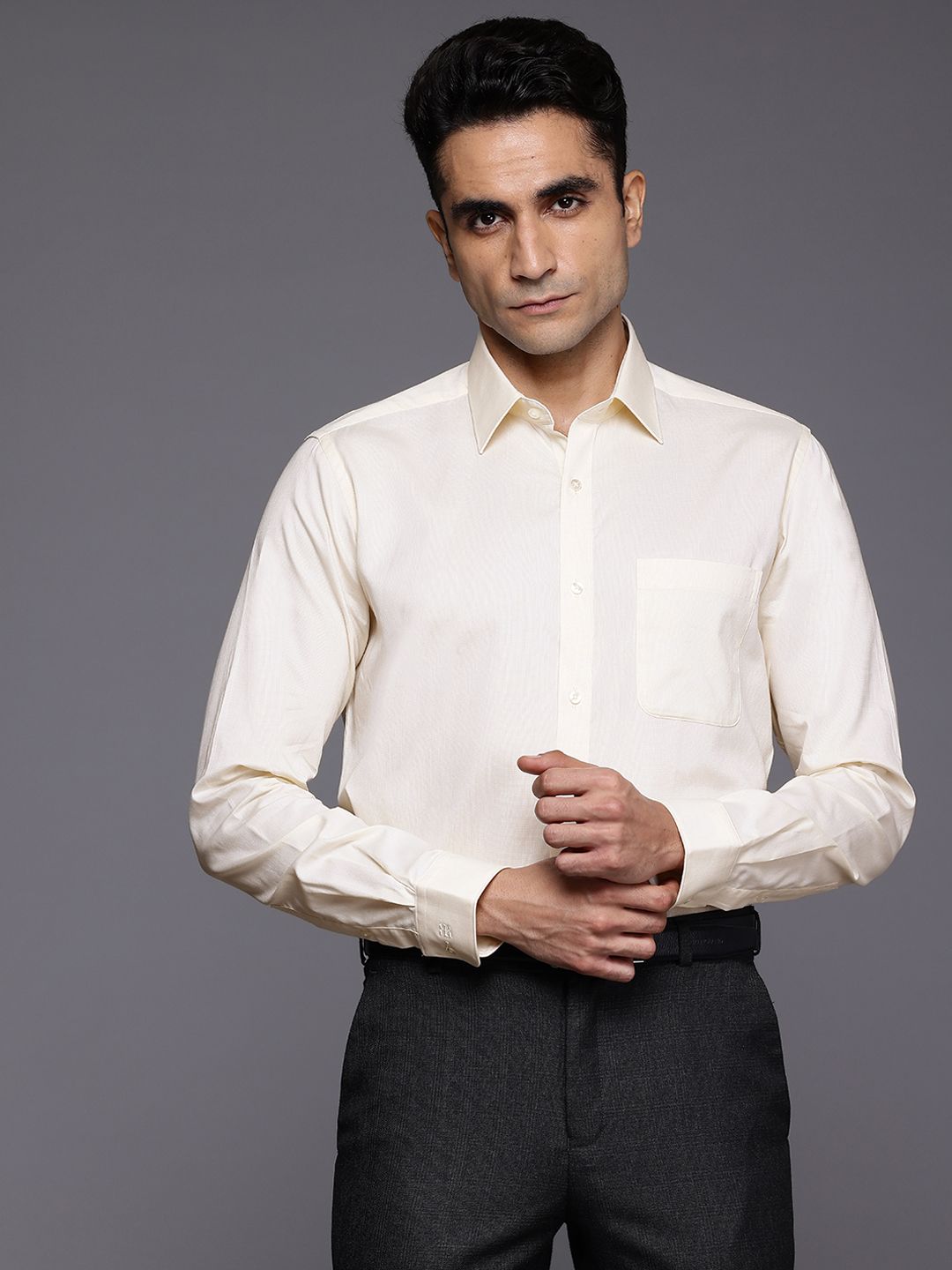 Raymond Pure Cotton Slim Fit Formal Shirt