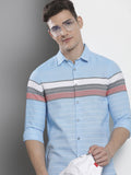 The Indian Garage Co Men Slim Fit Multi Stripes Opaque Casual Shirt