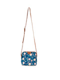 TEAL BY CHUMBAK Floral Printed Structured Sling Bag