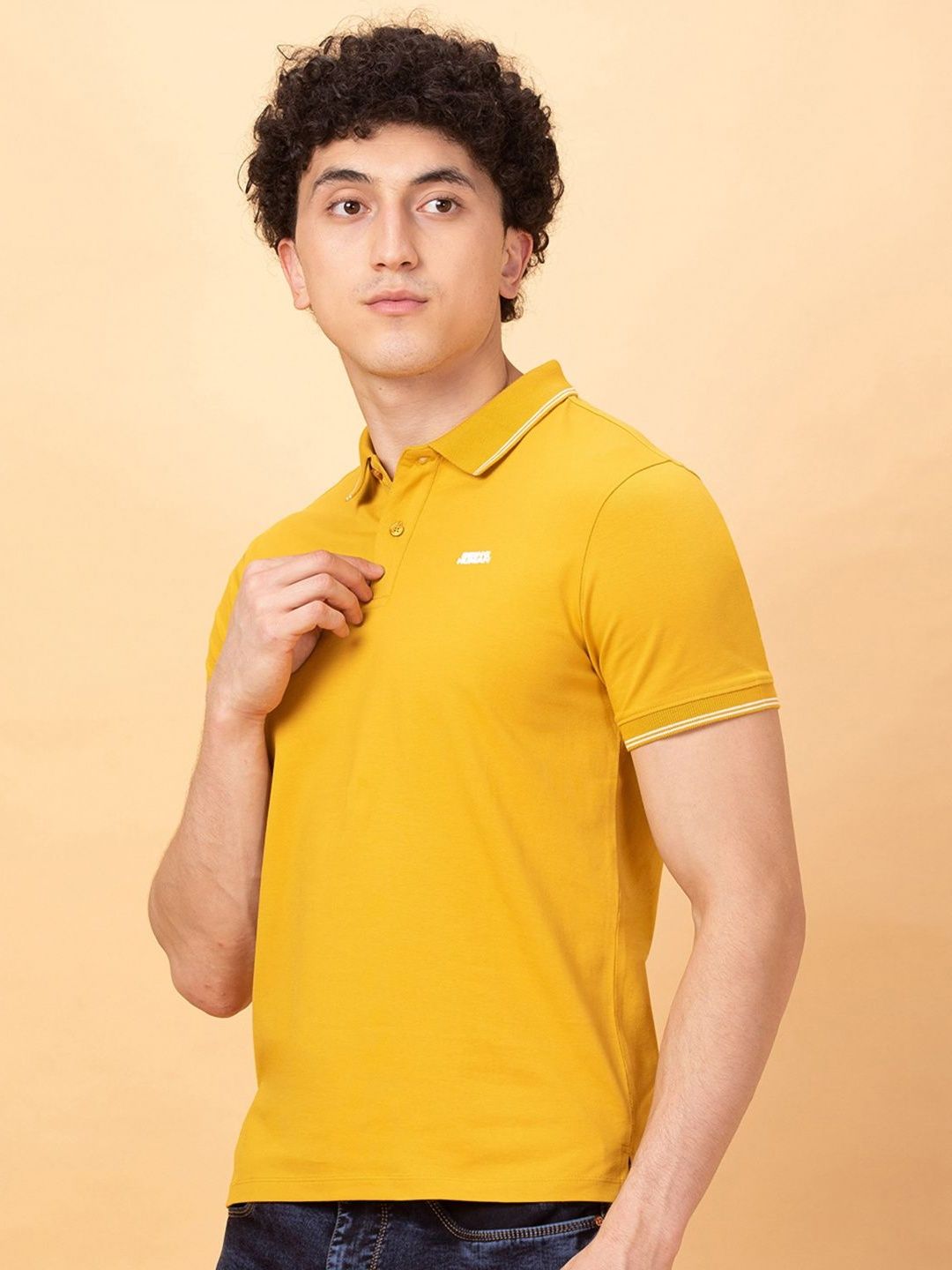 Being Human Men Polo Collar T-shirt