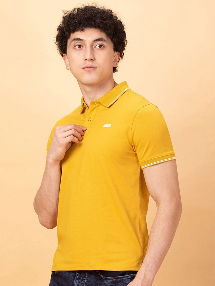 Being Human Men Polo Collar T-shirt