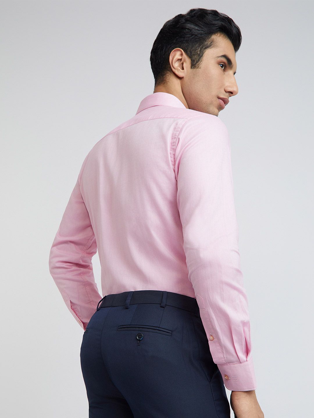 Raymond Pure Cotton Slim Fit Opaque Formal Shirt