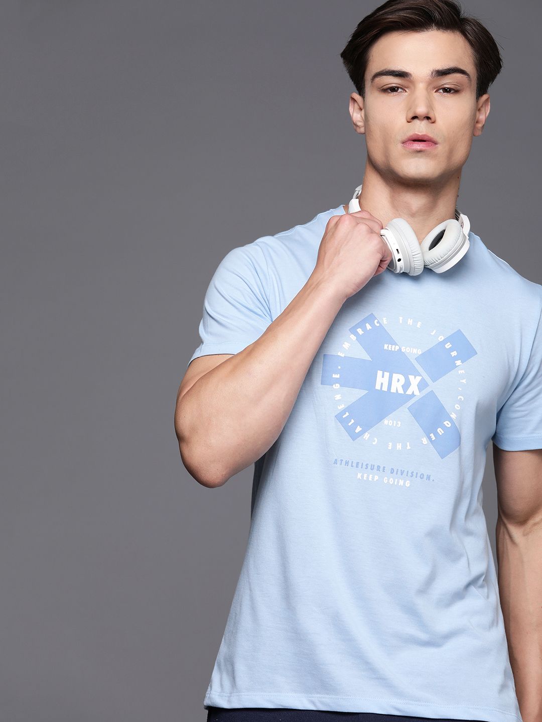 HRX by Hrithik Roshan Graphic Printed Round Neck Lifestyle T-Shirt