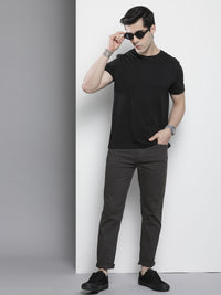 The Indian Garage Co Men Black Slim Fit Chinos