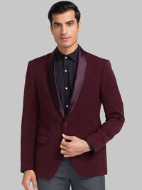 Park Avenue Shawl Collar Slim-Fit Single-Breasted Blazer