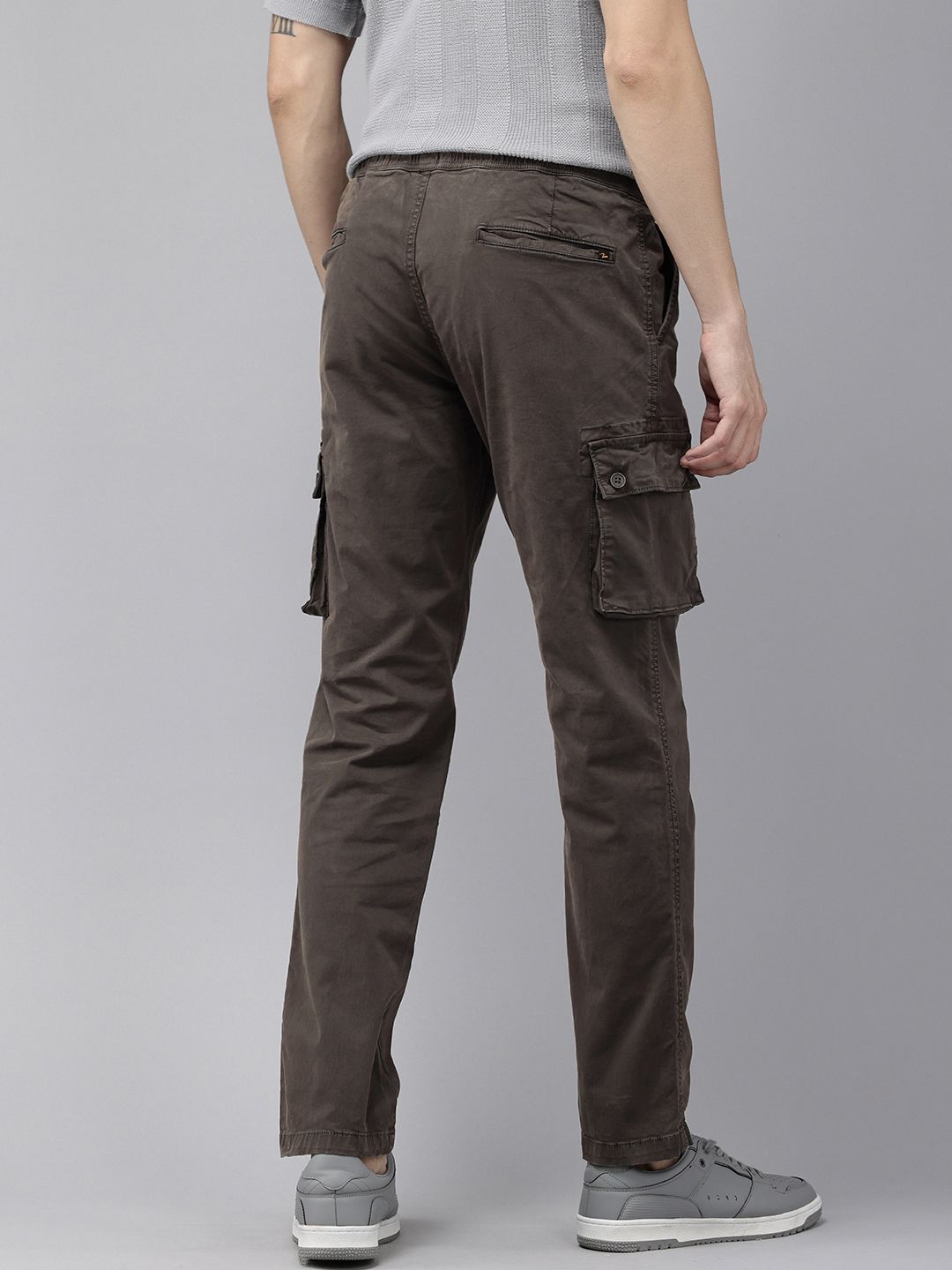 SPYKAR Men Slim Fit Cargos Trousers